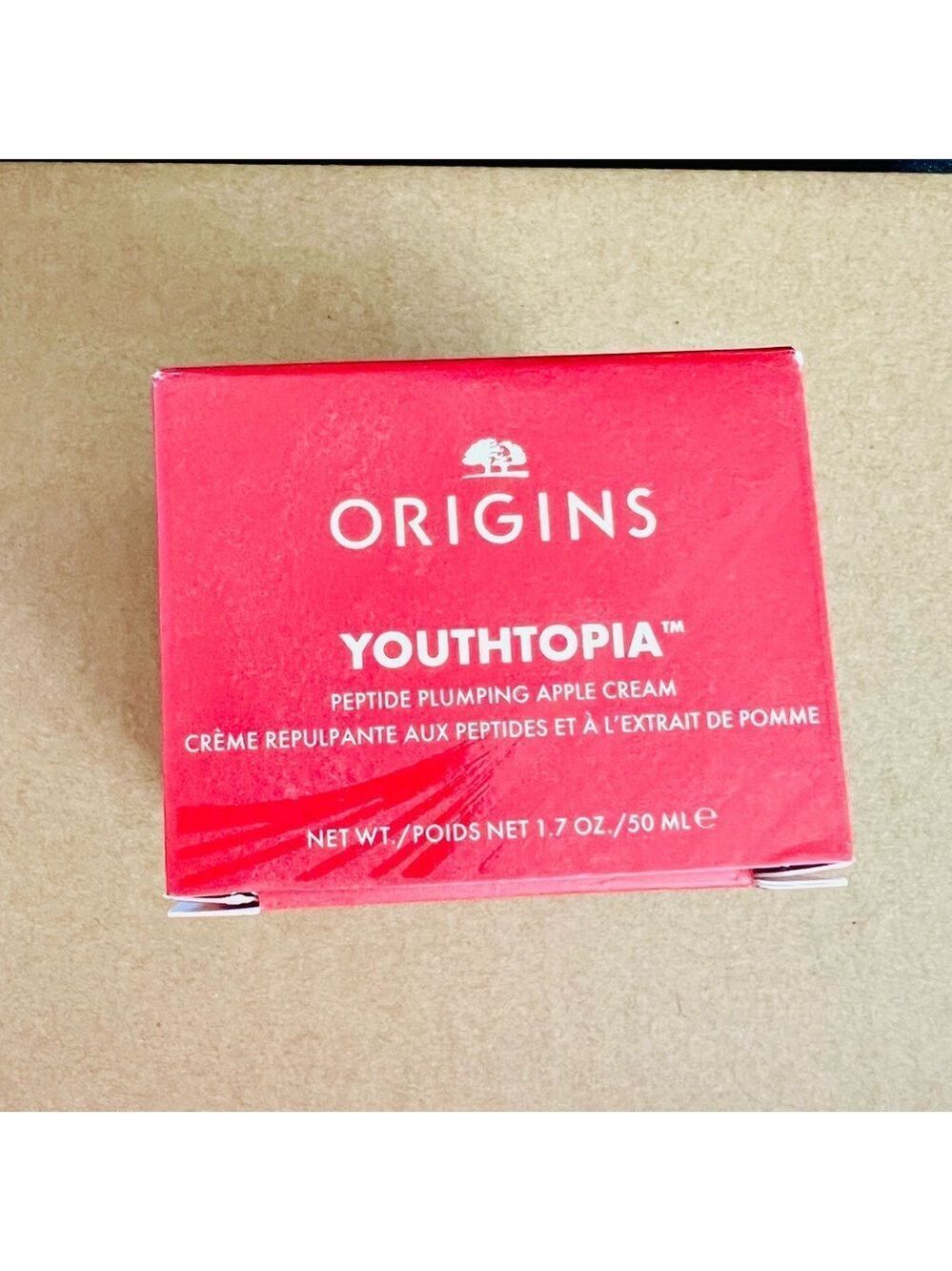 Origins Youthtopia Peptide Plumping Apple Cream Face Moisturizer New In Box - Picture 14 of 16